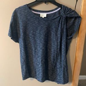 Anthropologie Deletta Single Tie Short Sleeve-Sm